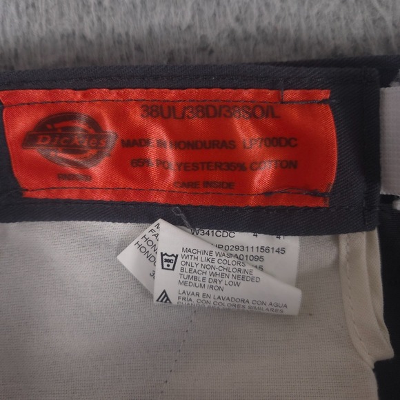 LOT OF 2 Dickies Pants Mens 38ULx34 Straight Regular Fit Stretch Workwear NEW - Picture 9 of 16